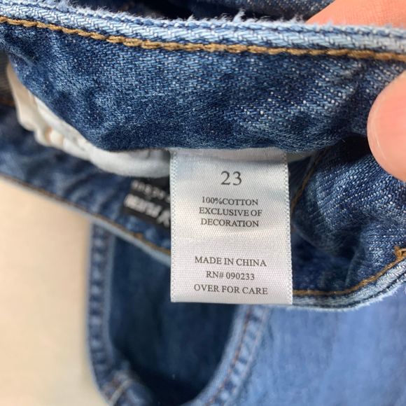 Playboy Pacsun carpenter cargo blue jeans size 23 high rise Los Angeles - Picture 7 of 8